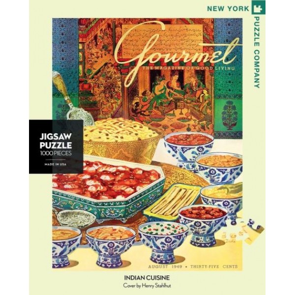 Gourmet, Hinduskie jedzenie, Henry Stahlhut (1000el.) - Sklep Art Puzzle